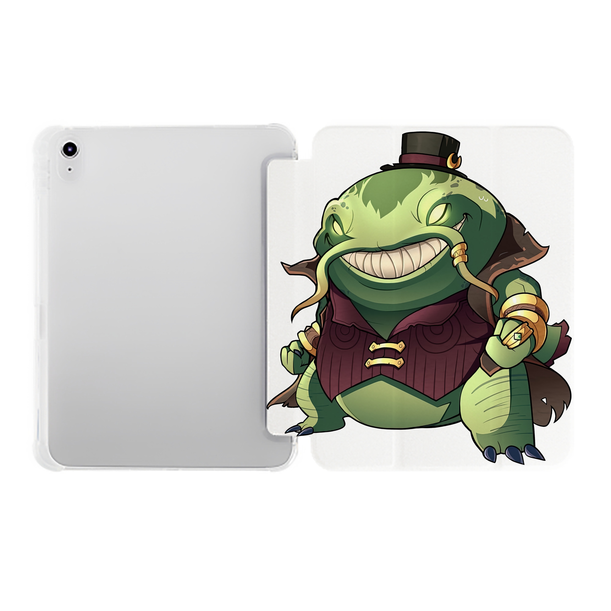 （画像用） リーグ・オブ・レジェンド League of Legends LOL IPad ケース ペン収納付き 三つ折りスタンド PUレザー×シリコン 対応機種9.5/10.5/10.9インチ
